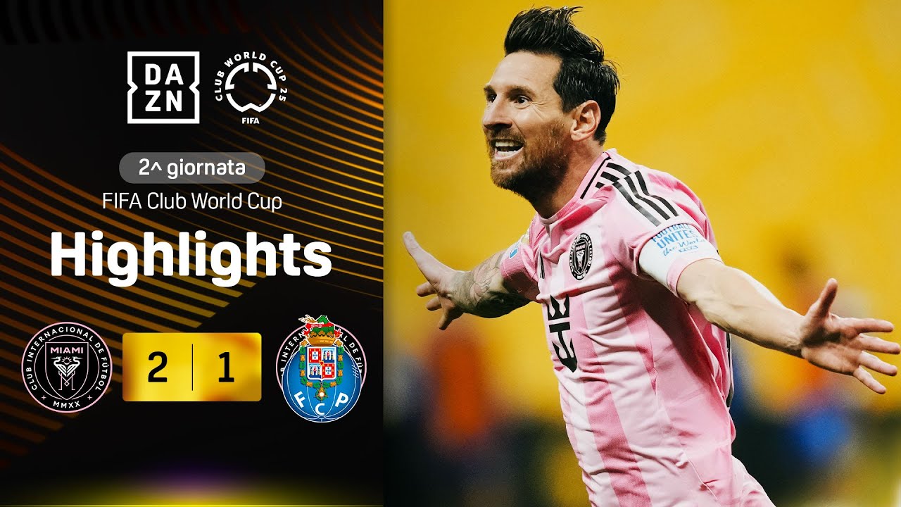 ETERNO MESSI, l'Inter Miami cala la REMUNTADA: Inter Miami-Porto 2-1 | FIFA CWC | DAZN Highlights