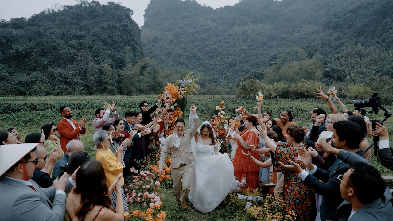 Catherine & Johnny - Where Rivers Meet the Mountains | Ninh Binh Wedding Film by Cheese Media