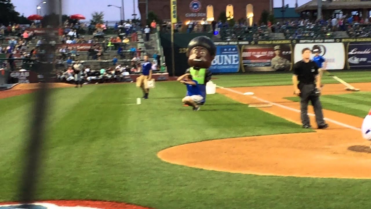 South Bend Cubs - Inflatamaniacs performance 7/2/2015