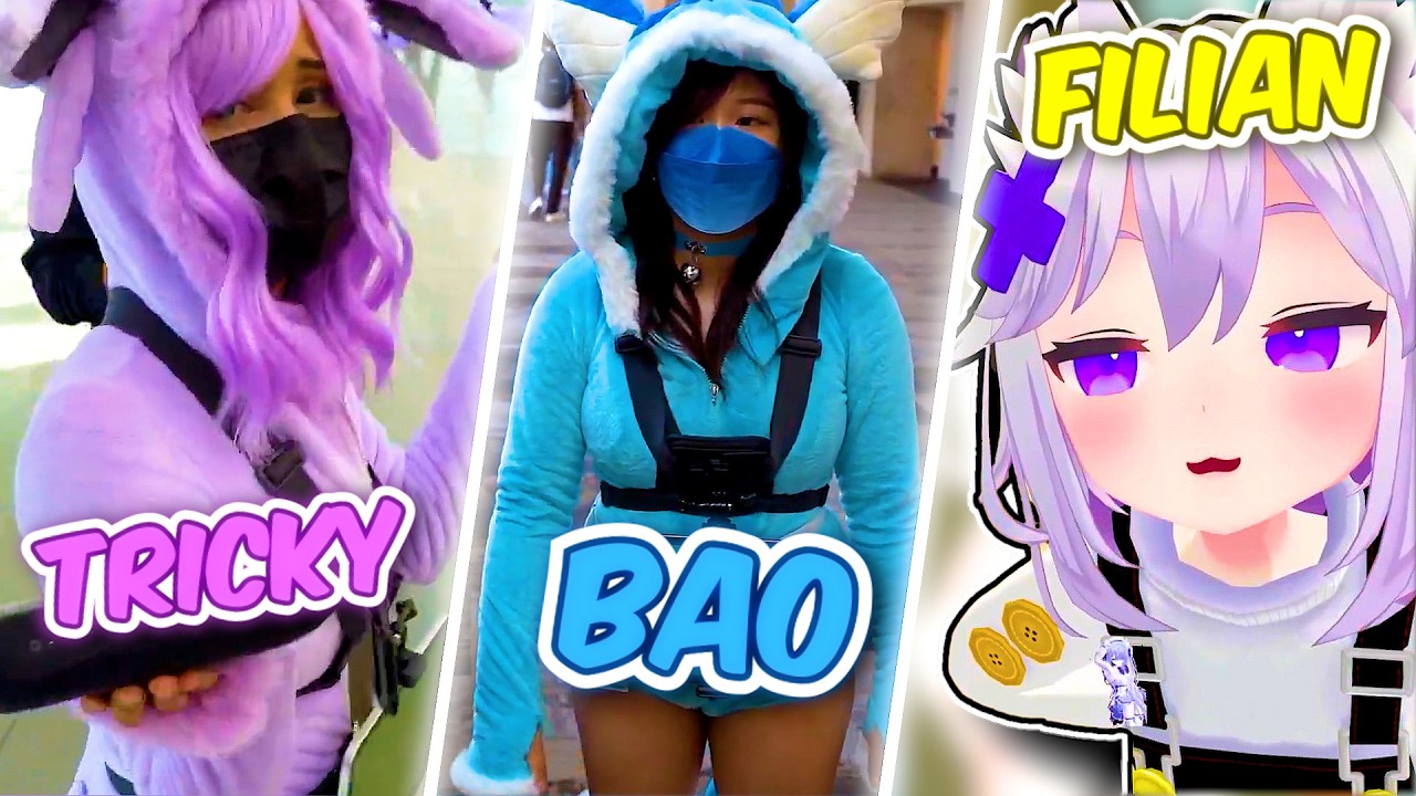 Филиан преследует незнакомцев на TWITCH CON (при участии Bao и TrickyWi)