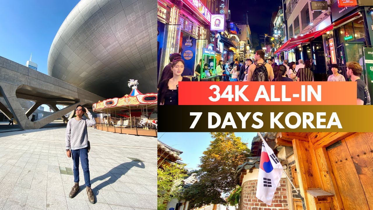 How much MONEY for a KOREA Travel | 7-DAY BUDGET