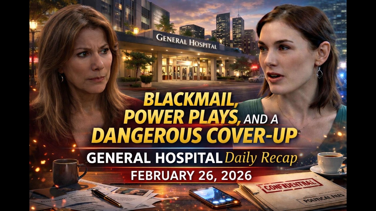 General Hospital Daily Recap — Feb 26, 2026: Blackmail, Power Plays, and a Dangerous Cover-Up
