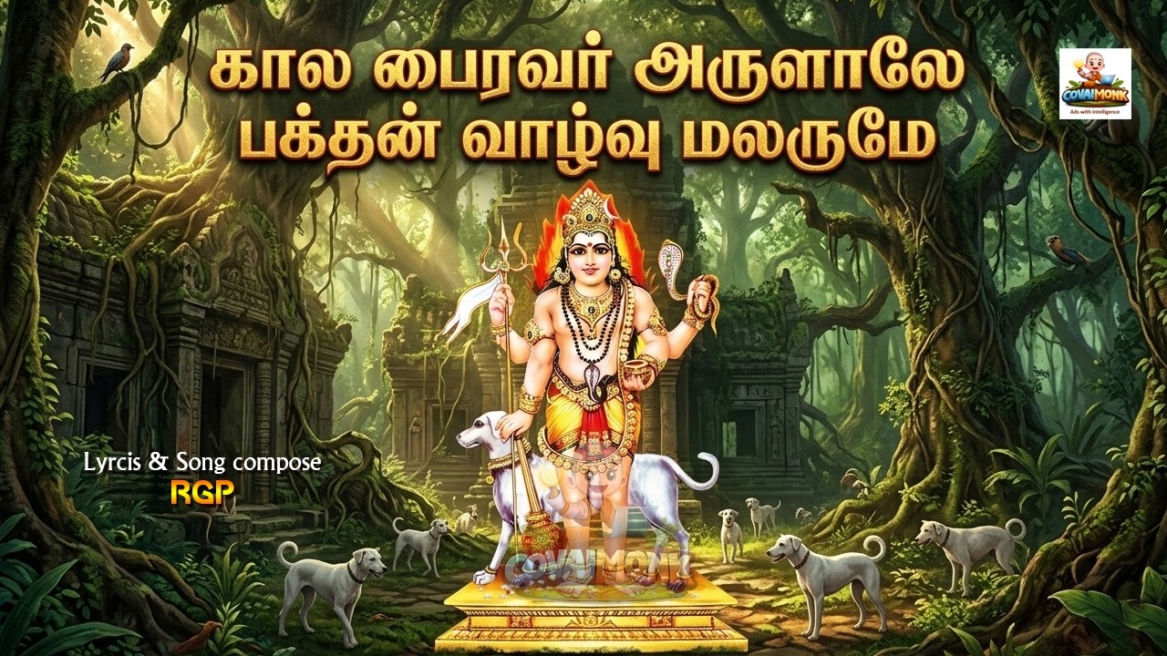 கால பைரவர் அருளாலே பக்தன் வாழ்வு மலருமே #kaalbhairavashtakam #kaalbhairav #bhajan | RGP