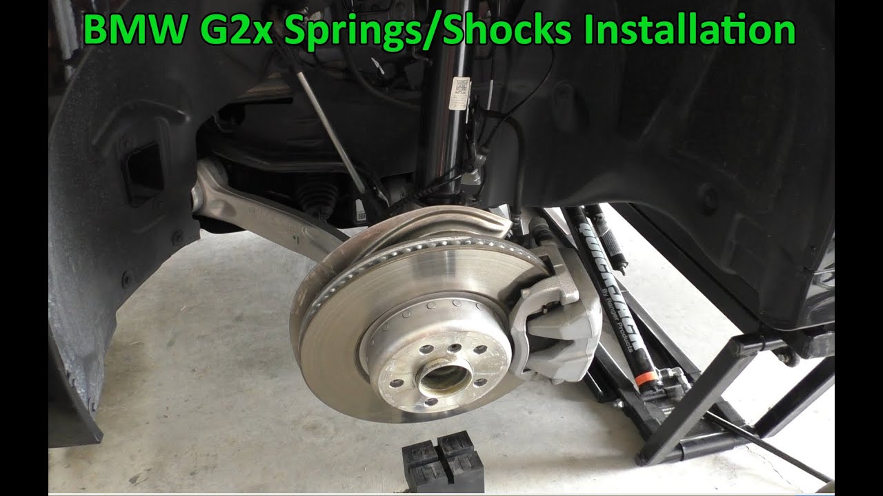 BMW G20 3 Series Springs and Shocks Installation