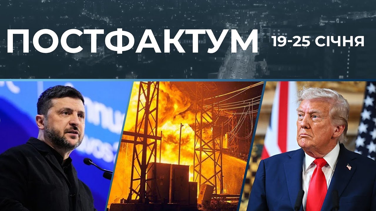 СТАН ЕНЕРГОСИСТЕМИ, ДАВОС 2026 ТА РІК ПРЕЗИДЕНТСТВА ТРАМПА: Постфактум — новини за 19-25 січня