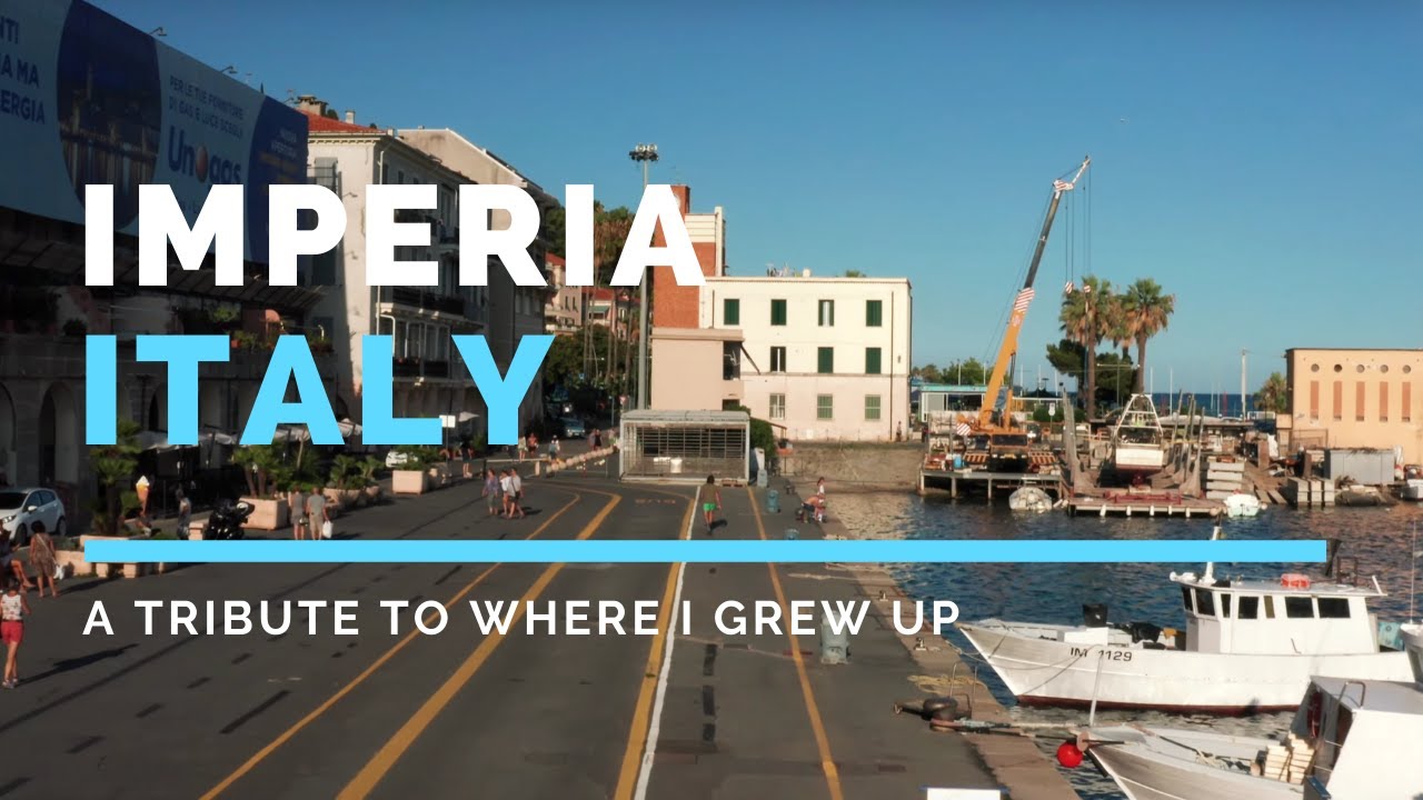 Imperia, Italy, a tribute drone movie to the place where I grew up (4K)