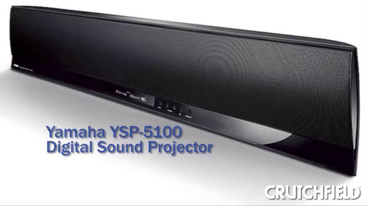 Yamaha YSP-5100 Digital Sound Projector Sound Bar  Review | Crutchfield Video