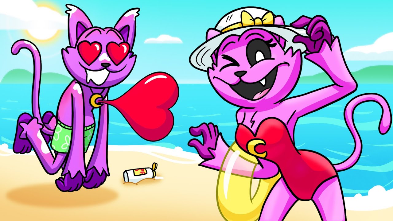 CATNAP's SUMMER VACATION! (Cartoon Animation)