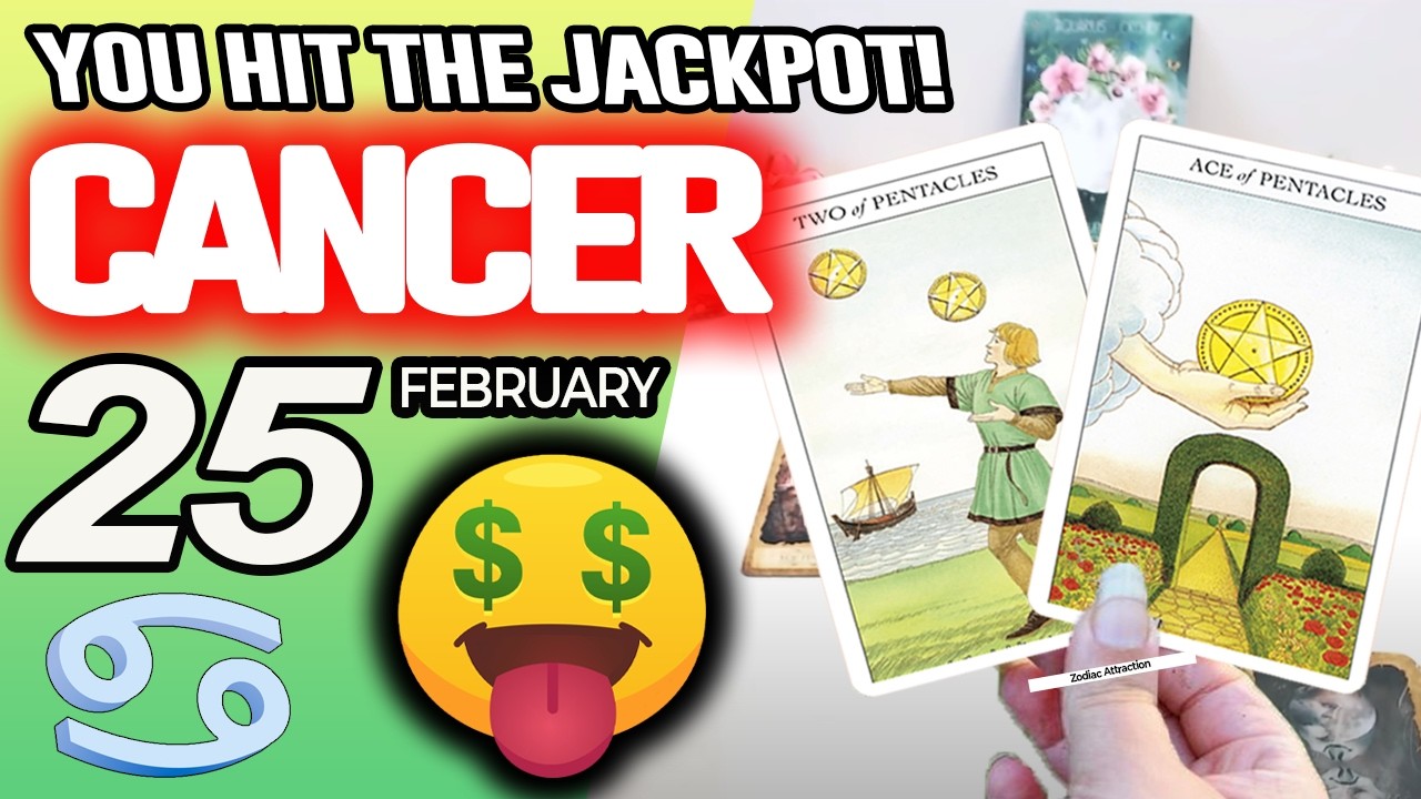 Cancer ♋🤑 YOU HIT THE JACKPOT!💲💰 horoscope for today FEBRUARY 25 2026 ♋ #cancer tarot FEBRUARY