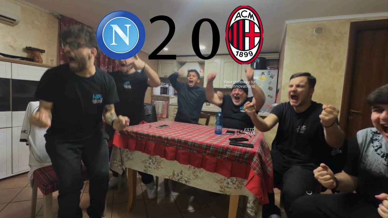 NAPOLI MILAN 2-0 FINALE💙😍LIVE REACTION NAPOLETANI 💙💪🏼#forzanapolisempre #supercoppa 