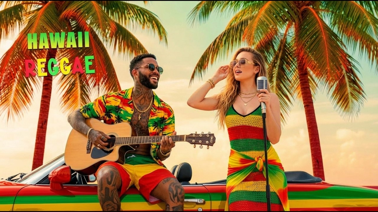 🌊 Island Sunset Reggae Escape – Warm Tropical Hawaiian Beats for Beach Relaxation, Summer Nights &