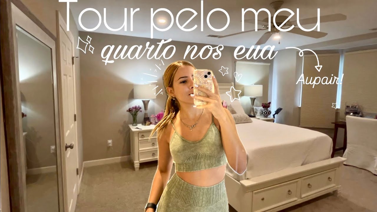 Tour pelo meu quarto de Au pair nos EUA! | Intercambio 2025 