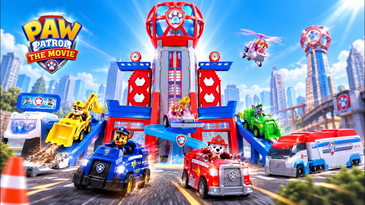 Comparing Biggest PAW Patrol: The Movie - Ultimate City Tower! Paw Patrol Toys Collection Review