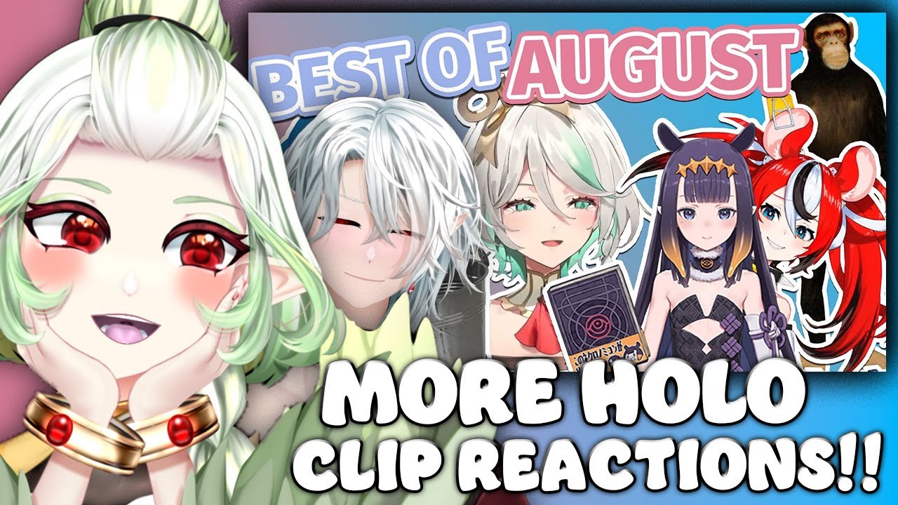 ЭТИ КЛИПЫ ТАКИЕ ВЕСЕЛО!!! | Реакция Vtuber | Лучшее из Holo EN - август с @MatchuVT