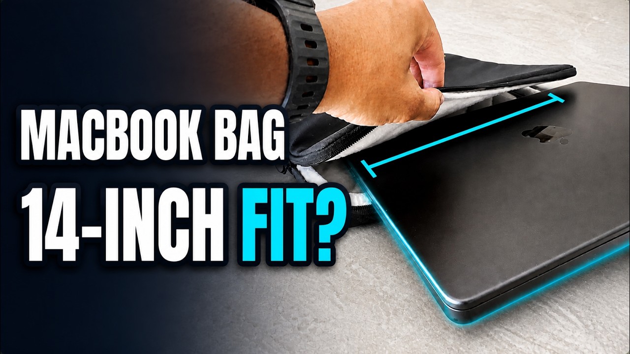 14-inch MacBook Pro Laptop Bag | Fit Test