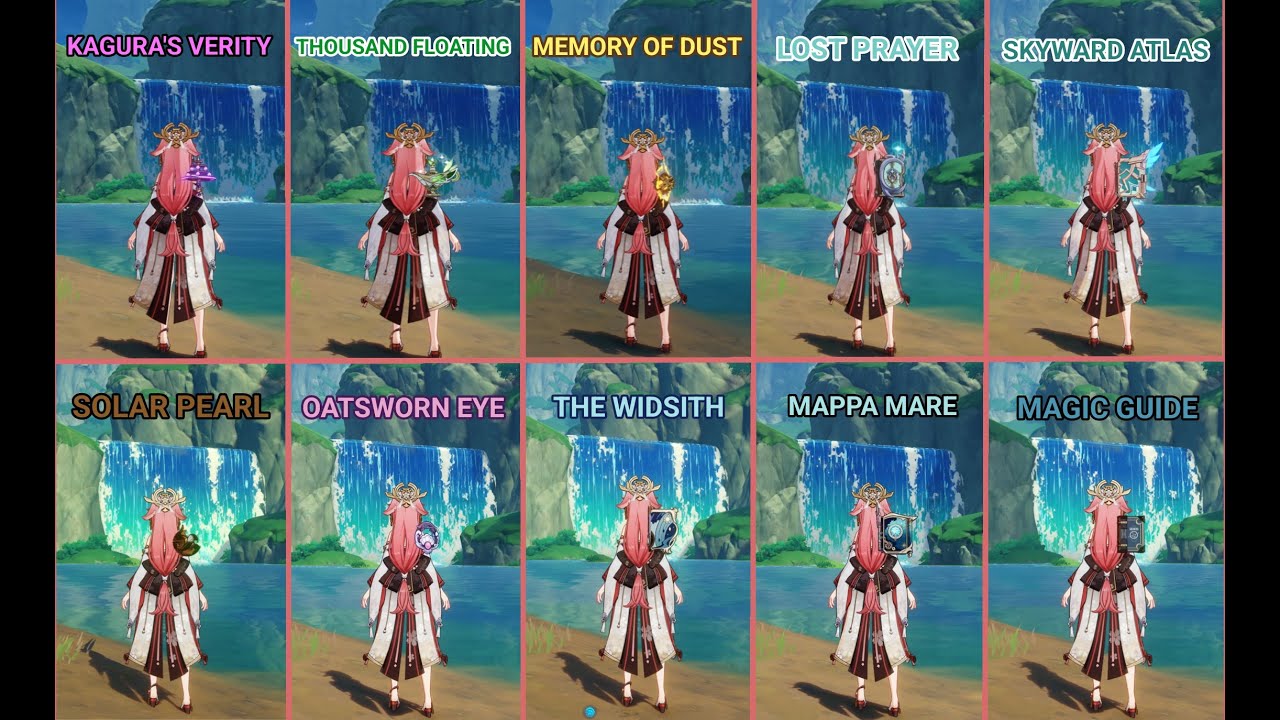 Yae Miko - Weapon Comparison - Genshin Impact