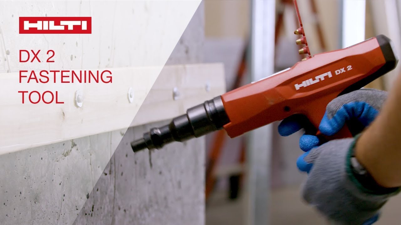 OVERVIEW of Hilti's DX 2 semi-automatic powder-actuated tool