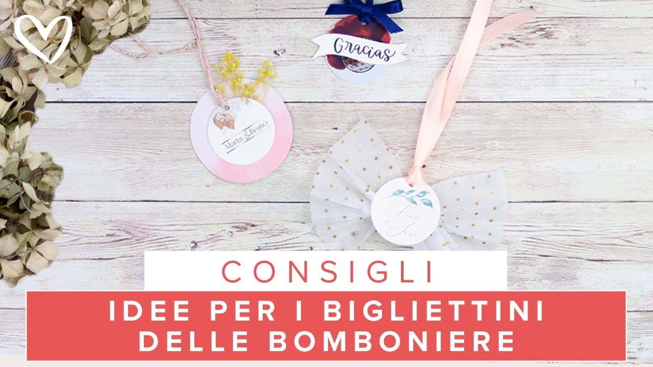 Bigliettini personalizzati per BOMBONIERE 💝