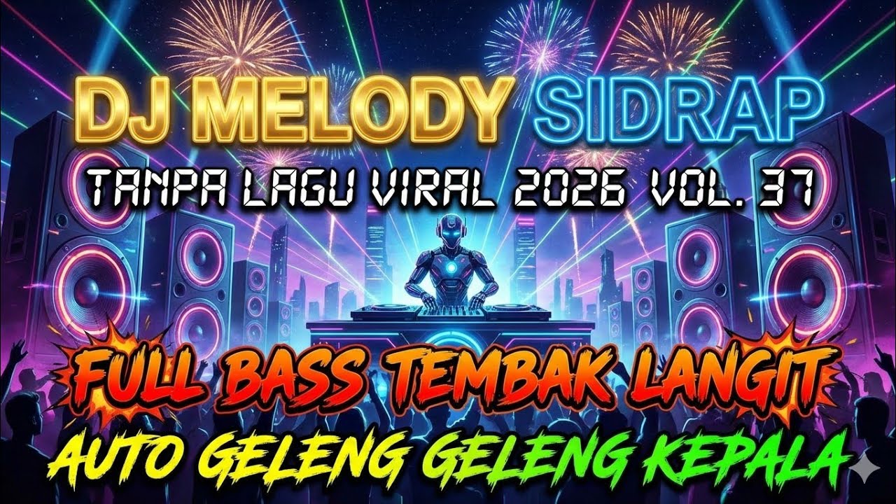 DJ MELODY SIDRAP TANPA LAGU VIRAL 2026 VOL. 37 FULL BASS TEMBAK LANGIT AUTO GELENG GELENG KEPALA