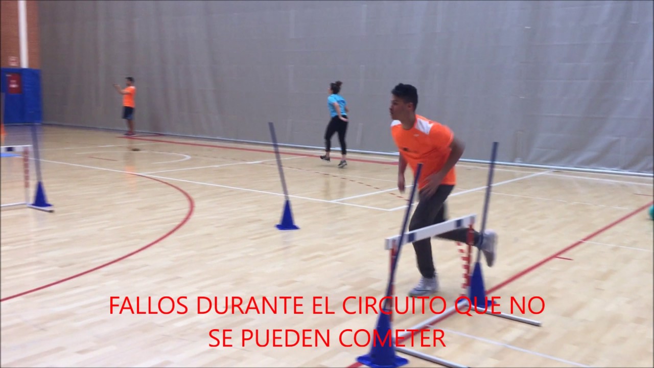 Circuito de obstaculos (Pruebas de INEF)