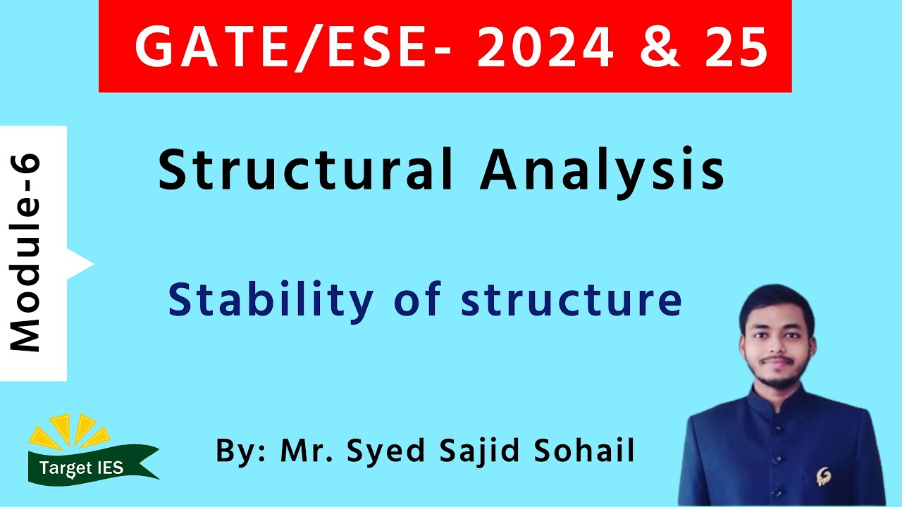 Structural Analysis | Module-6 | Stability of structure | Target IES