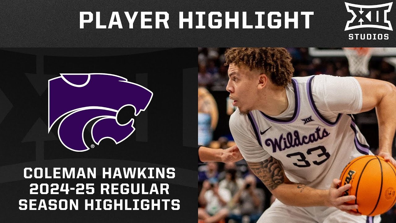 Coleman Hawkins 2024-25 Regular Season Highlights | Big 12 Basketball