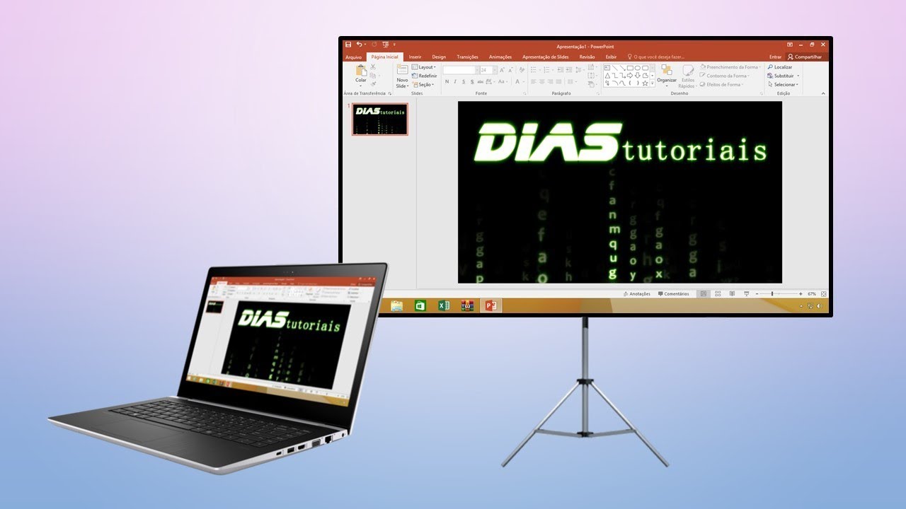 Configurar notebook para projetar no data show/projetor