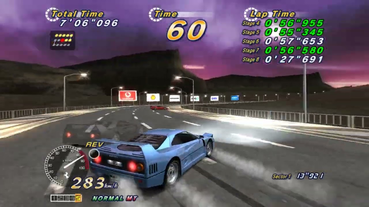 Sega Lindbergh Outrun 2 SPDX - 15 Continuous Course Time Trial 