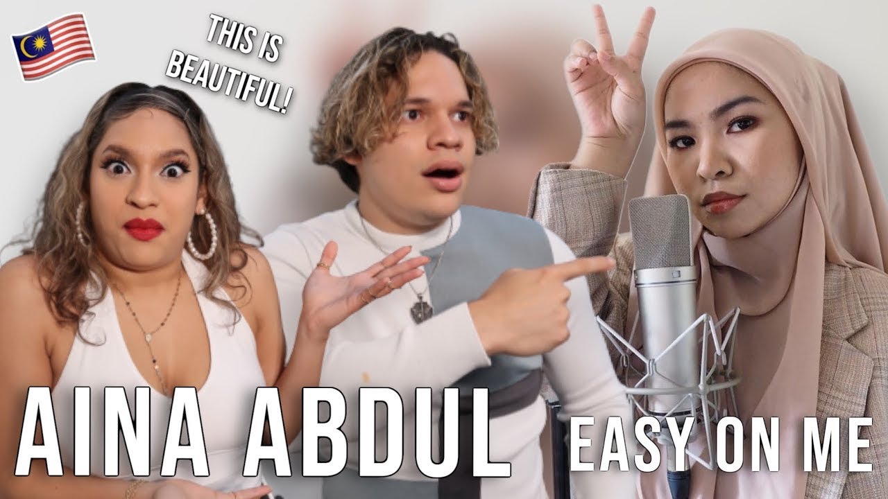 MY GOSH HER VOICE!! Latinos react to Easy On Me - Adele (Aina Abdul's cover)