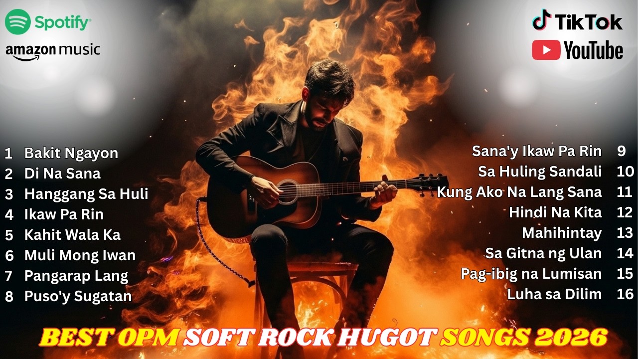 BEST OPM Soft Rock Love Ballads 2026 – Heartfelt Tagalog Songs for Late Night Senti Moments