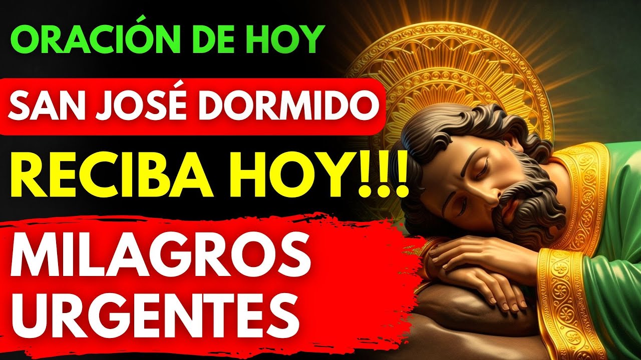 ¡PIDE UN MILAGRO URGENTE! 😴 San José Dormido te dará la Respuesta IMPOSIBLE en 5 Minutos 🙏