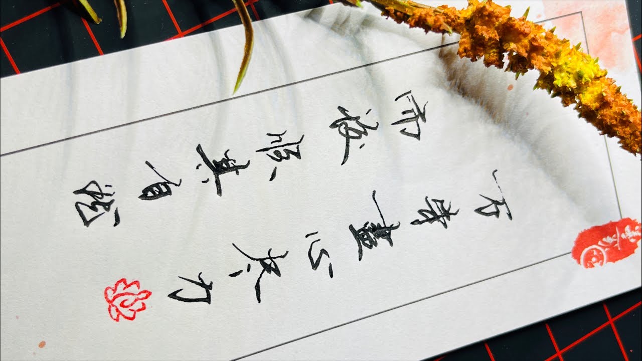 | 文字力量 | 治愈系手寫：中性筆楷書的溫暖力量 | Healing Handwriting: Beautiful Gel Pen Calligraphy ASMR |