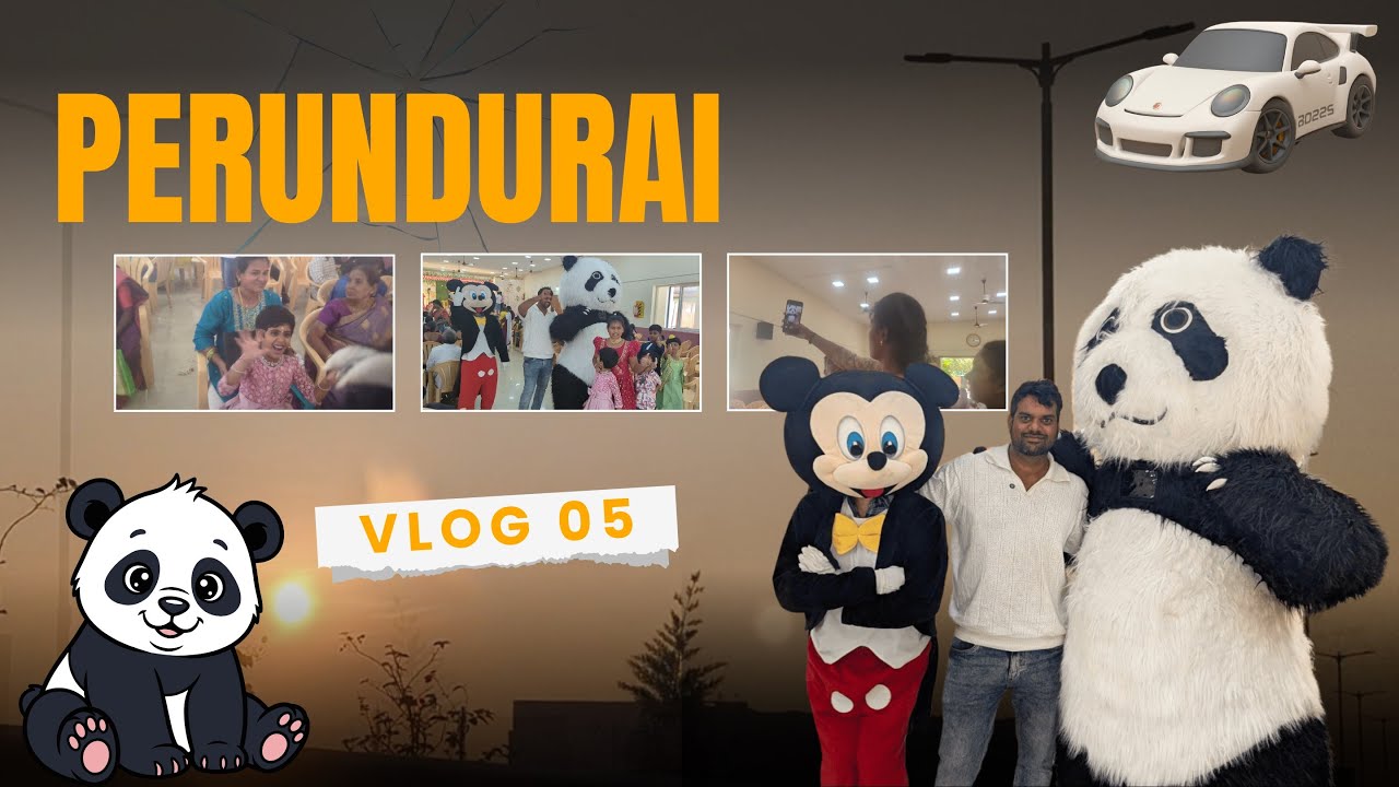 Kids Happiness = Our Success ❤️ | Perundurai Event Vlog 05 🐼✨