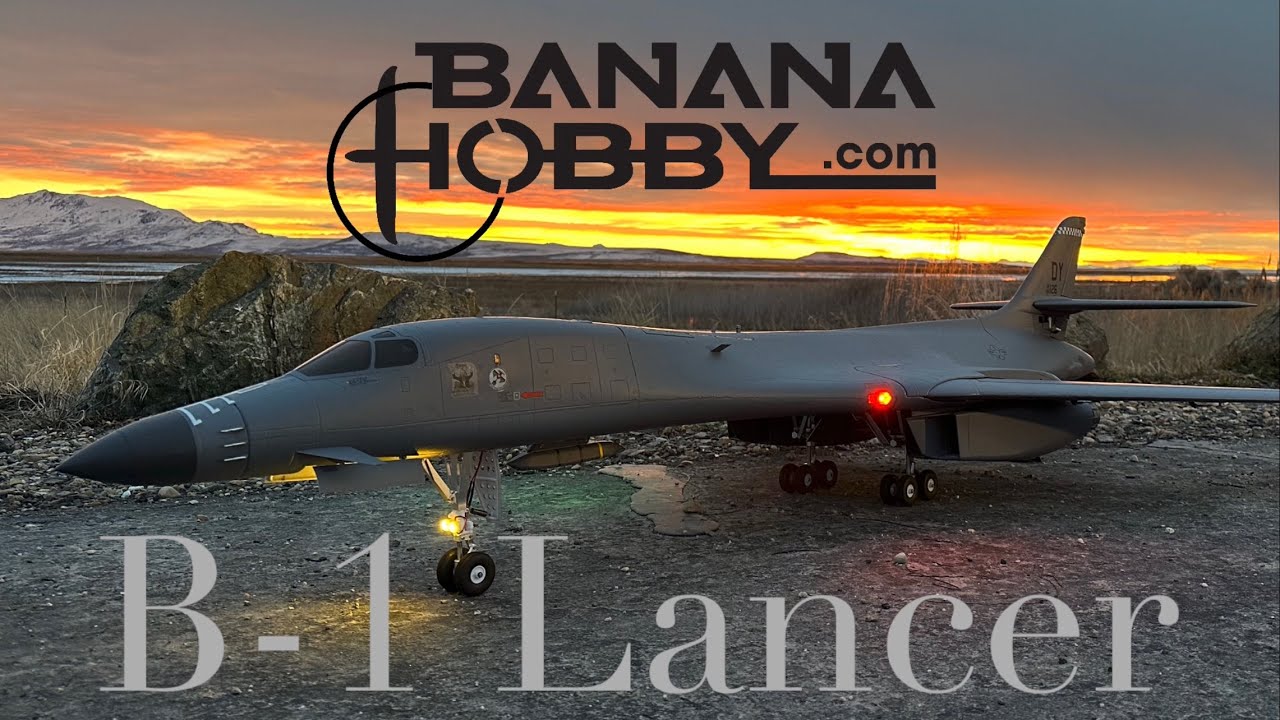Banana Hobby/Xfly-Model B-1B Lancer Hype video. Landing 2023, Pre-order Available Now!