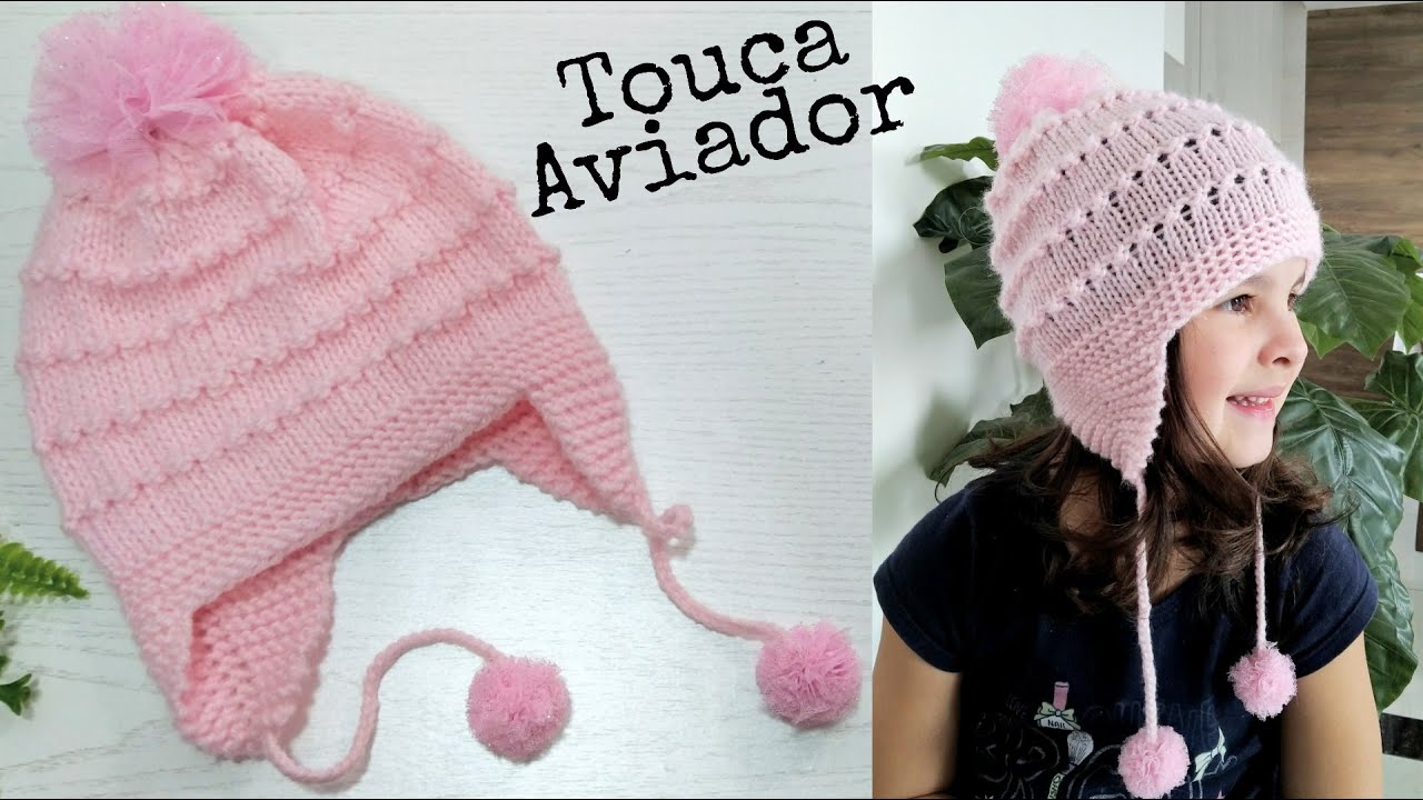 Touca Aviador; Touca com Orelhinhas | Ana Alves