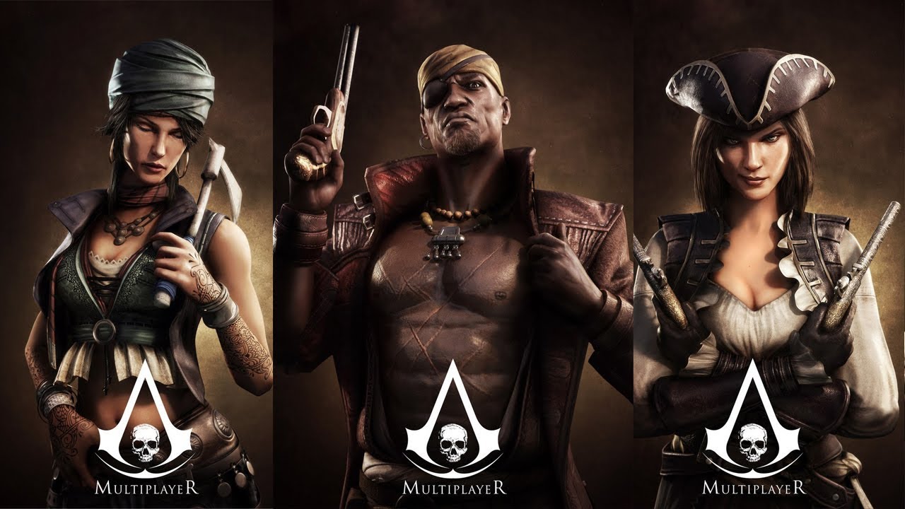 Black Flag is Raising!  AC4 Multiplayer Characters. AC4BF