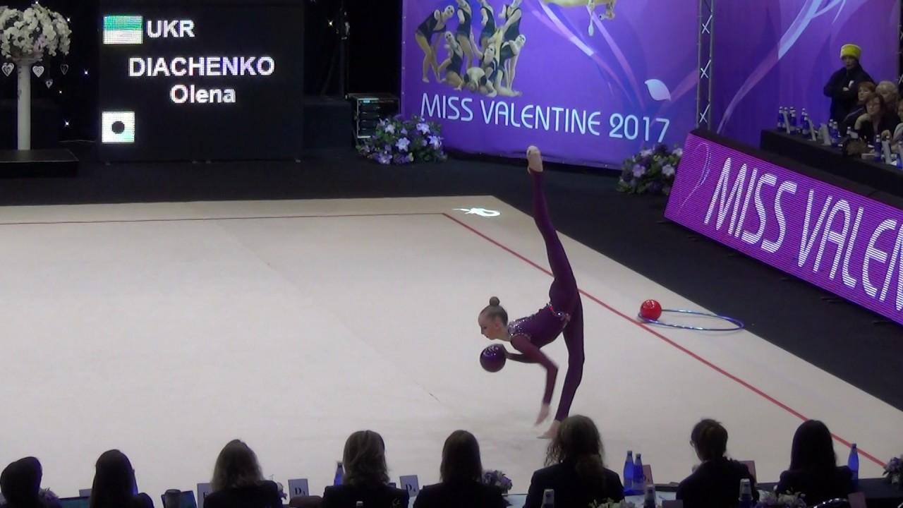 Olena Diachenko UKR ball Miss Valentine 2017