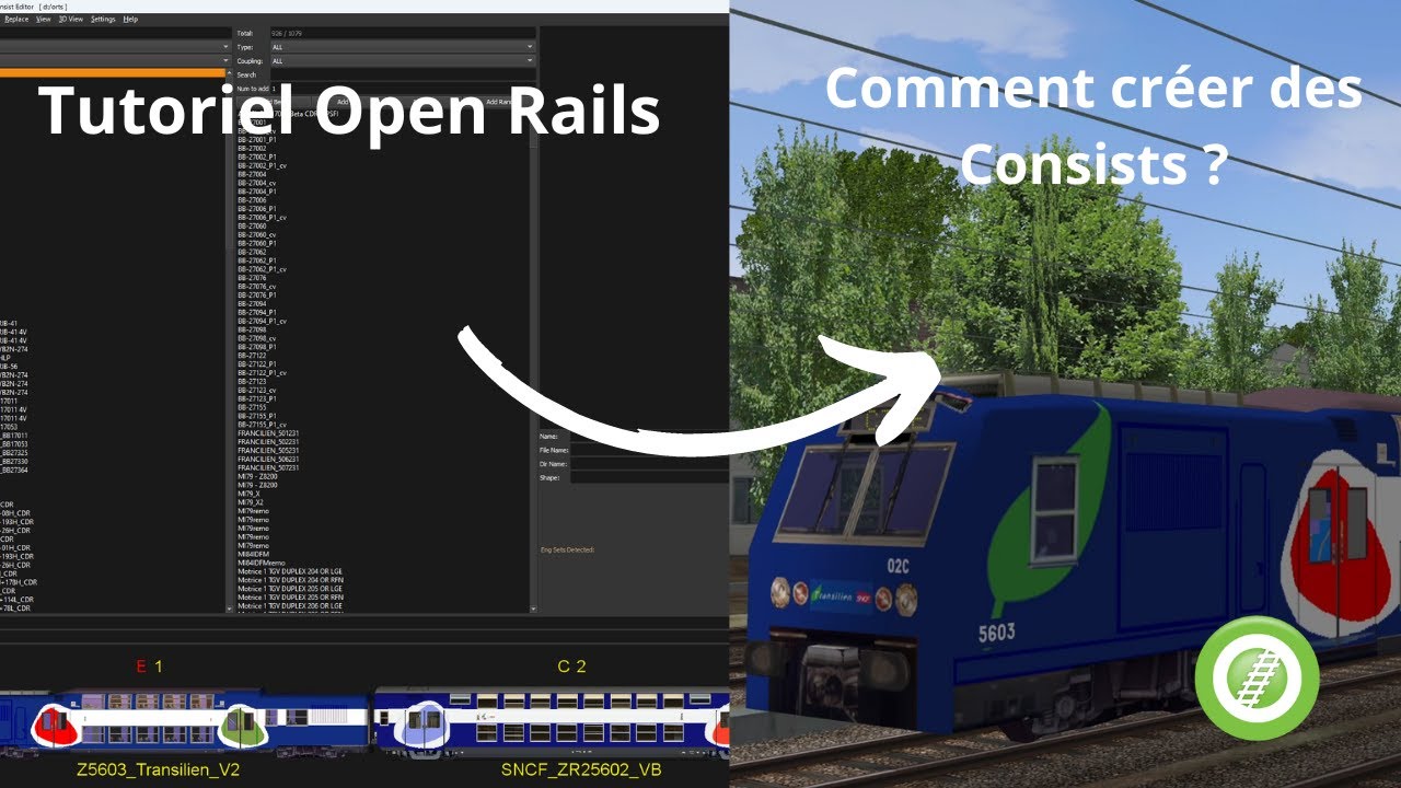 [Tutoriel Open Rails 2024] - Comment créer des Consists ?