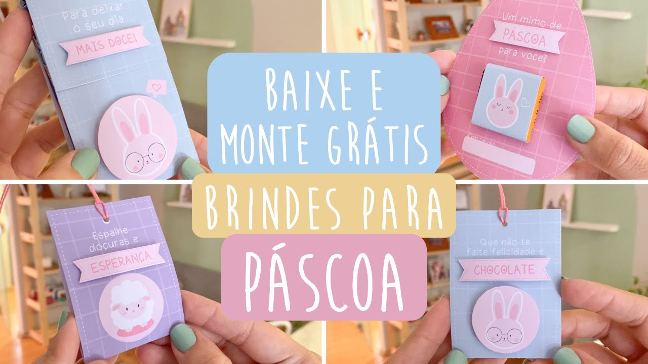 BRINDES BARATOS DE PÁSCOA | COMO FAZER?