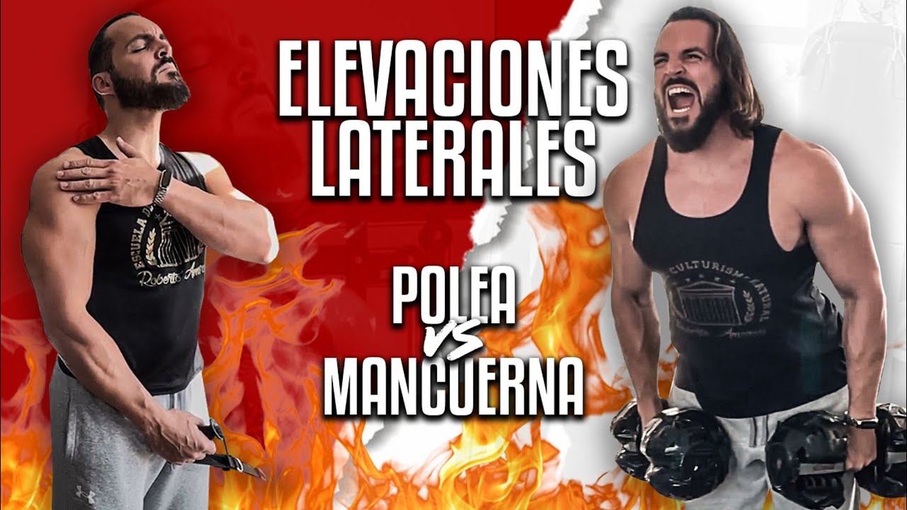 Elevaciones Laterales MANCUERNAS vs POLEAS ¿Cuál es MEJOR?