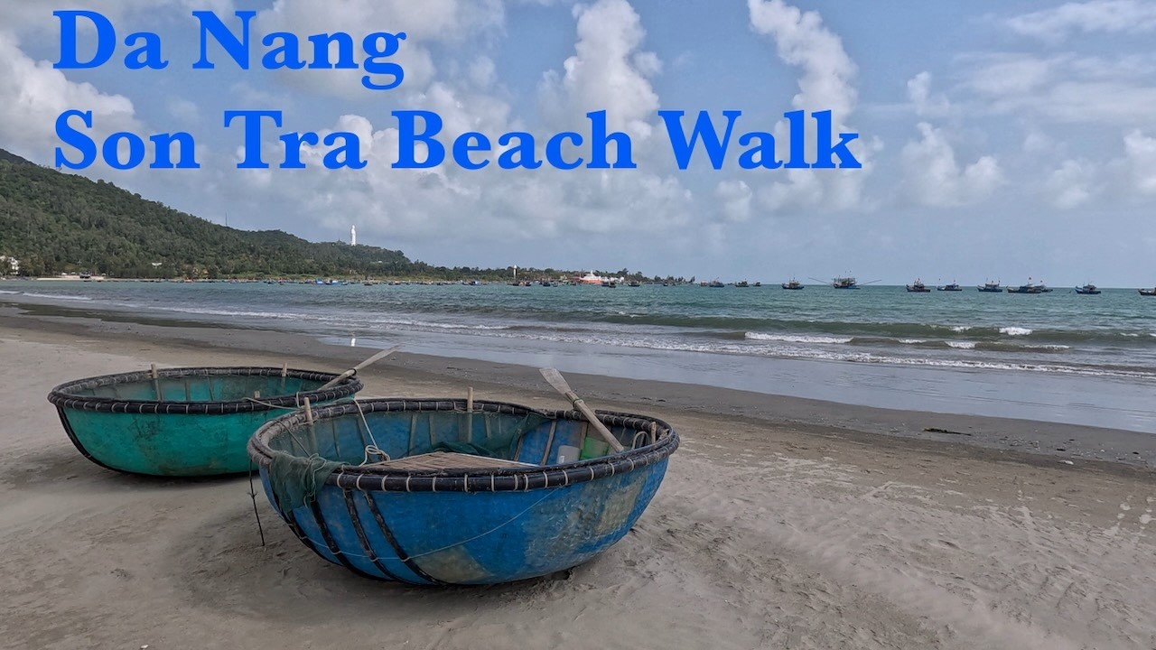 A Beach Walk in Son Tra, Da Nang and Monday morning Super Bowl at Scallywags.