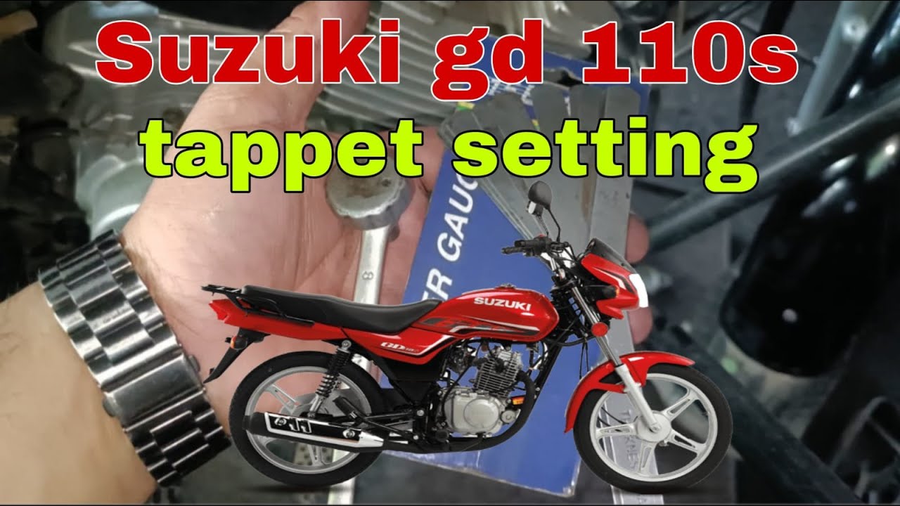 SUZUKI GD 110s TAPPET SETTING VERY EASY AT HOME || KASHIF SUZUKI CENTRE ||