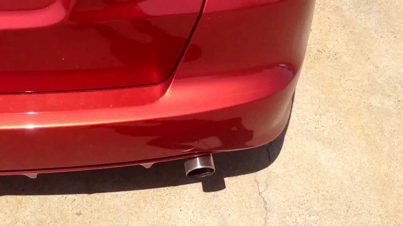 2012 Honda fit sport straight pipe sound
