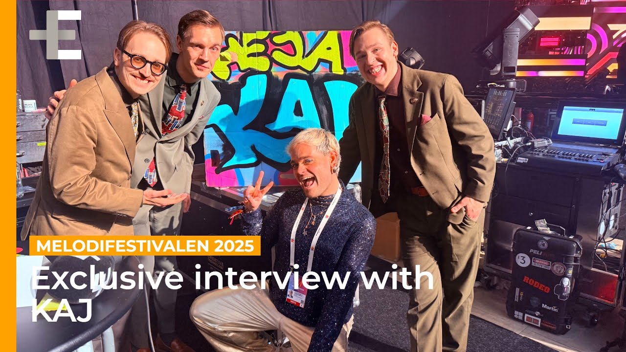 KAJ: “We Danced to Erika Vikman’s Song!” – Melfest 2025 & Eurovision Chat ahead of rehearsal🎶