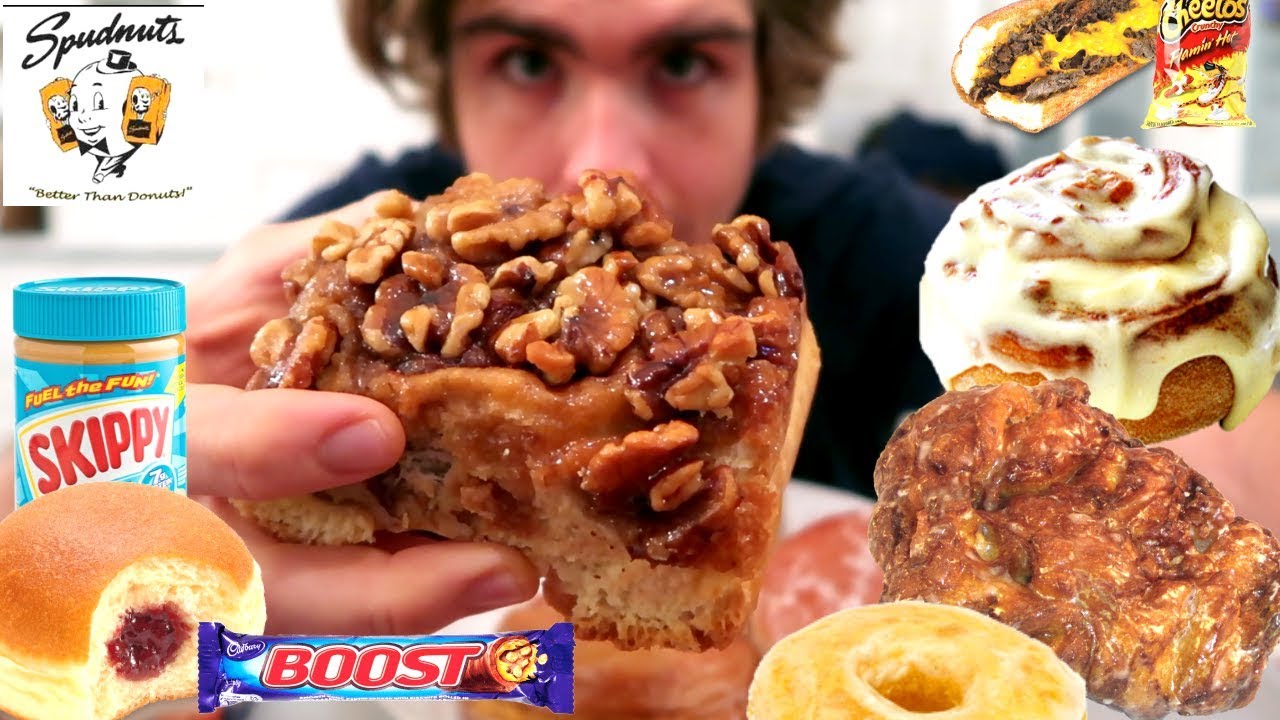 DONUT & CINNAMON ROLL MUKBANG