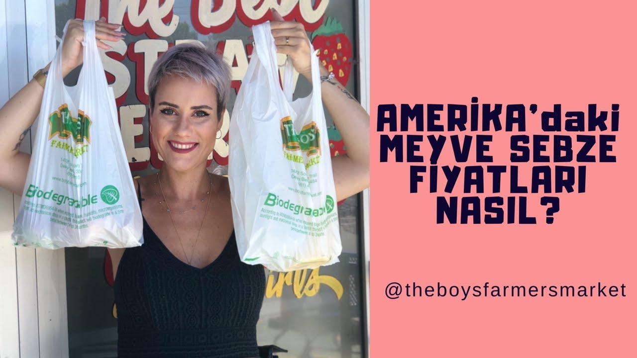 AMERİKA`DA MEYVE-SEBZE FİYATLARI NASIL?