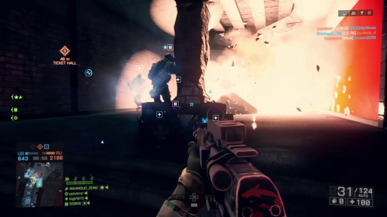 BF4 METRO CHAOS!!!