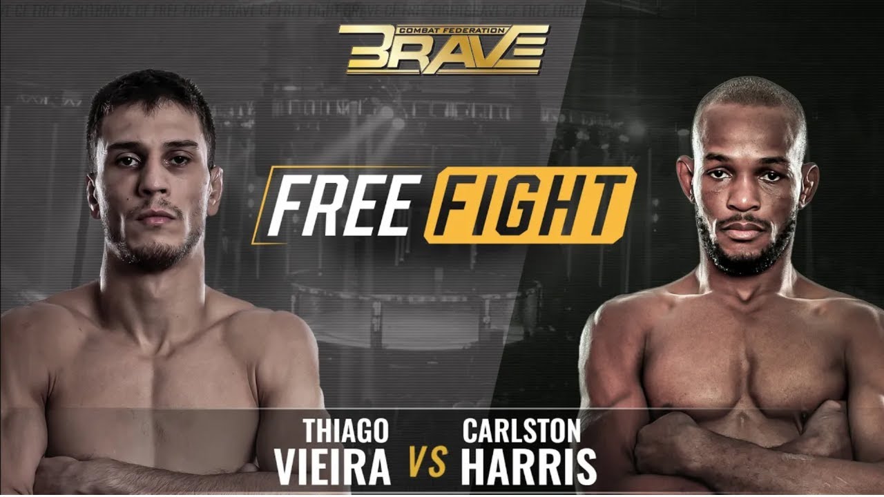 FREE MMA Fight | Thiago Vieira vs Carlston Harris | BRAVE CF 3