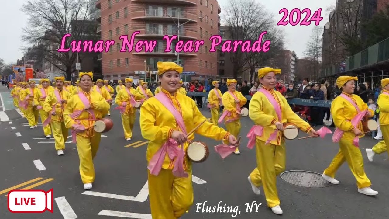 NYC LIVE: Flushing Lunar New Year Parade 2024!