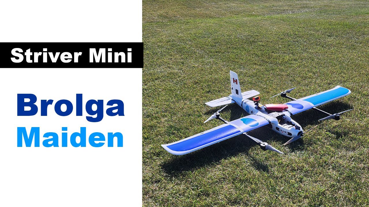 MFE StriverMini Brolga Maiden - ArduPlane VTOL Follow plane #2